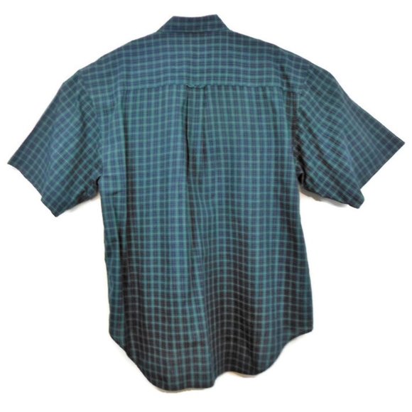 Mens Knights of Round Table Green Plaid SS Shirt - Picture 5 of 8